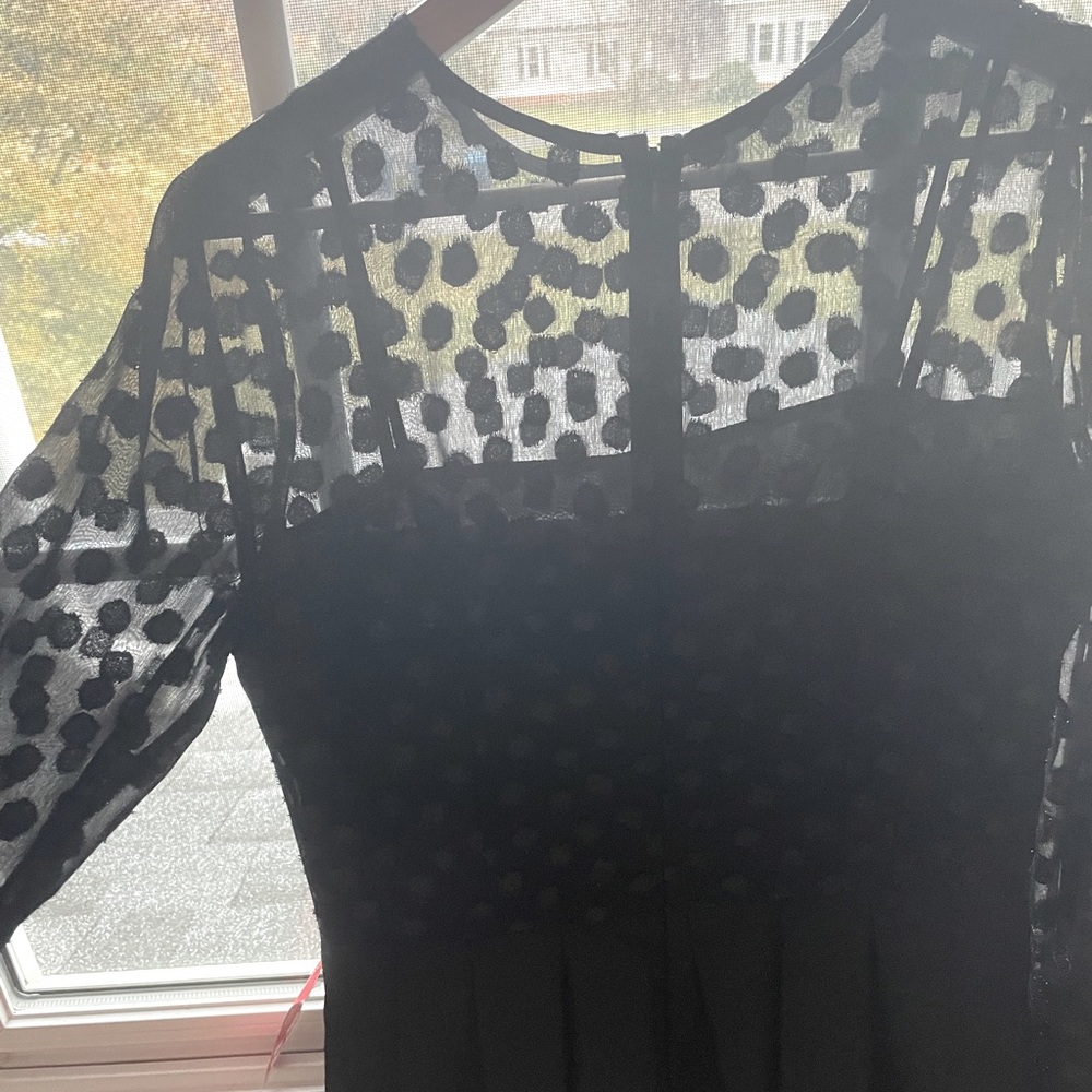 Holiday new years NWT Taylor black dress with pockets!